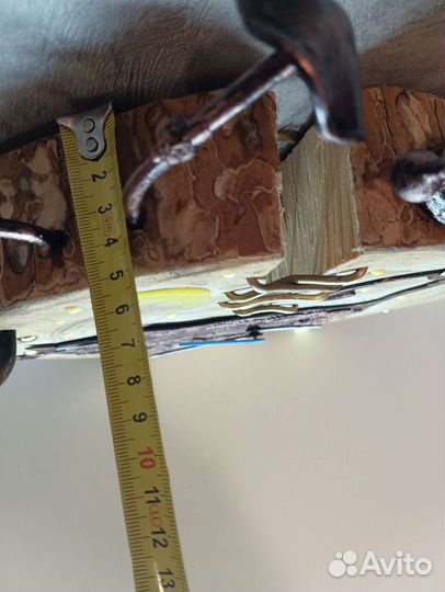 Часы настенные., Кот под грибами