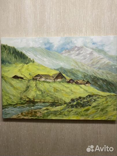 Картина маслом на холсте пейзаж
