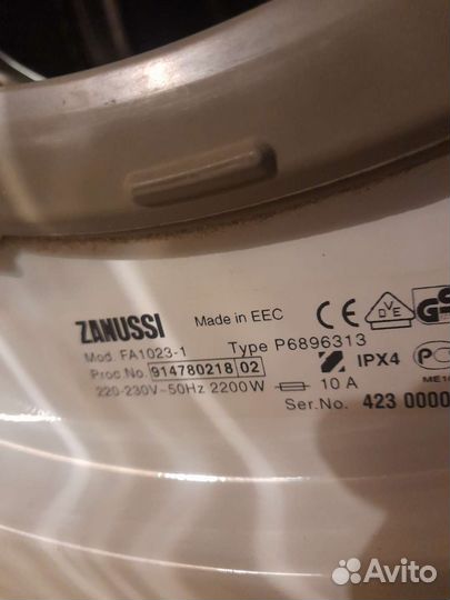 Стиральная машина бу, стиральная машина занусси