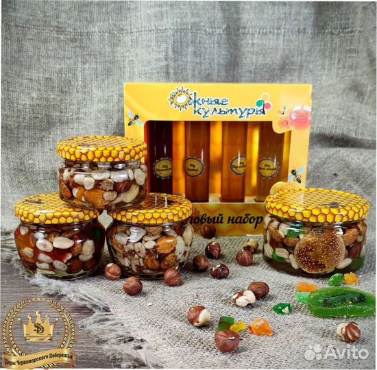 Мёд с орешками