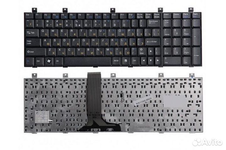 Клавиатуры для ноутбуков DNS dexp MSI новые