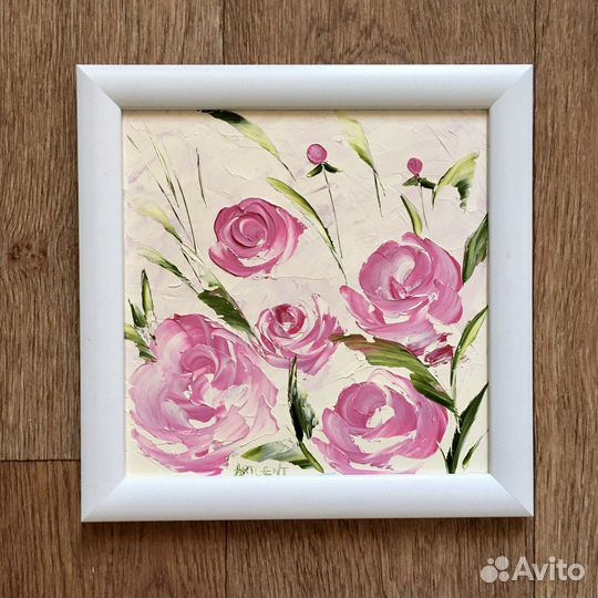 Картина маслом Гламурный розовый