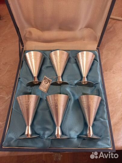 Серебряные рюмки стопки СССР