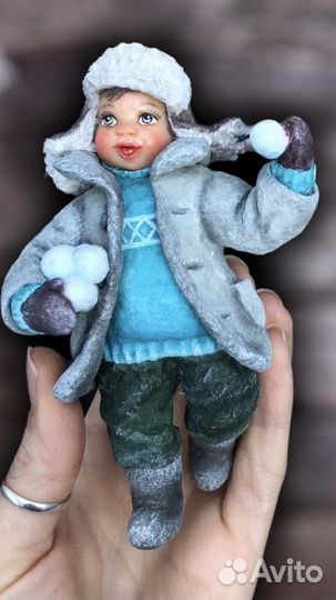 Ватные игрушки на елку