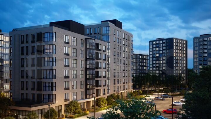 Квартира-студия, 35,9 м², 6/14 эт.