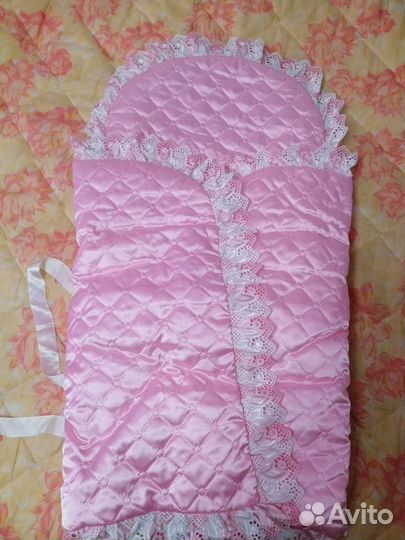 Конверт на выписку для девочки