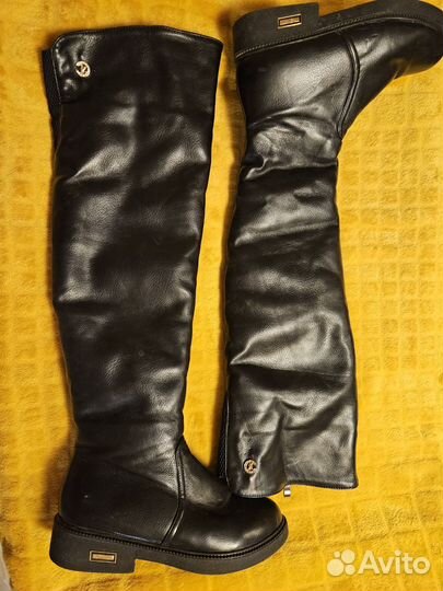Сапоги ботфорты зимние женские 36 размер новые