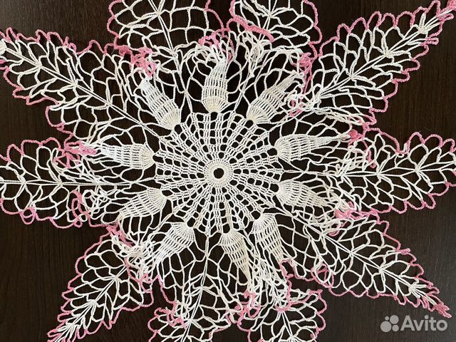 Салфетки, воротнички крючком