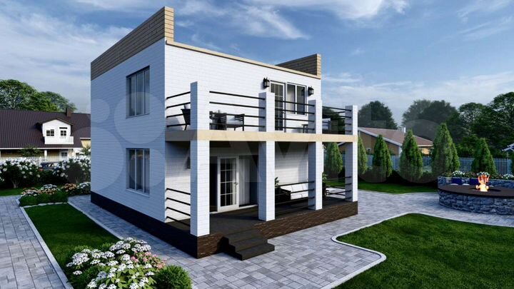 Дом 115 м² на участке 10 сот.