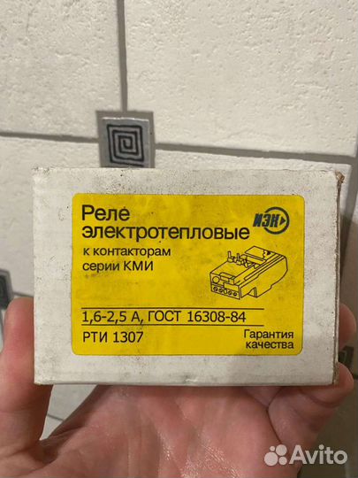 Реле электротепловые рти