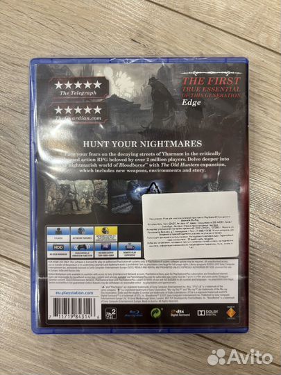 Игра для PS4 PS5 Bloodborne Game of the Year