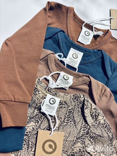 Боди с длинным рукавом 62 Дания новые