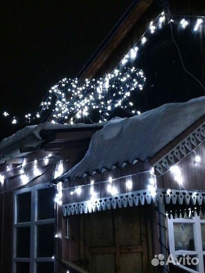 Фигура из проволоки-пантера с подсветкой уличная