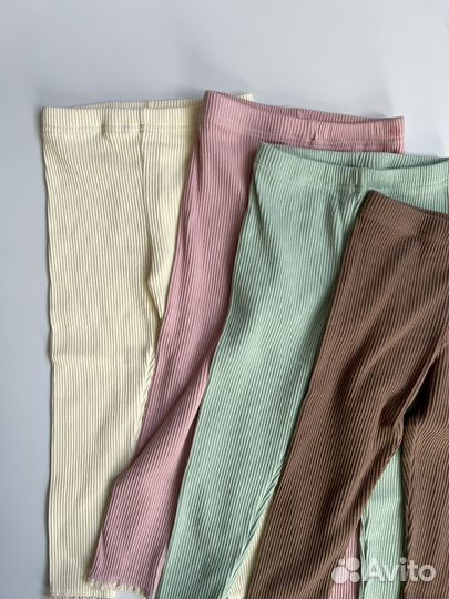 Лосины для девочки в рубчик 98 104 110