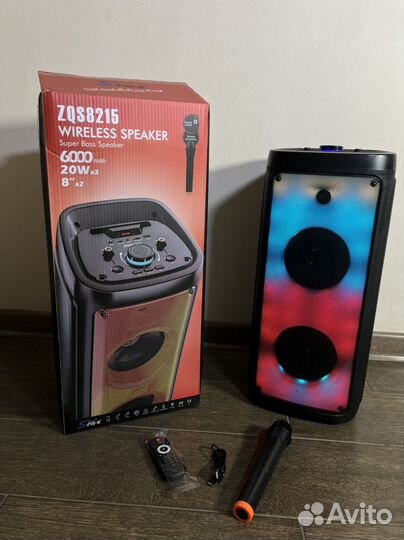 Большая музыкальная колонка ZQS 8215 + гарантия