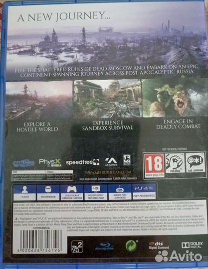 Metro exodus ps4