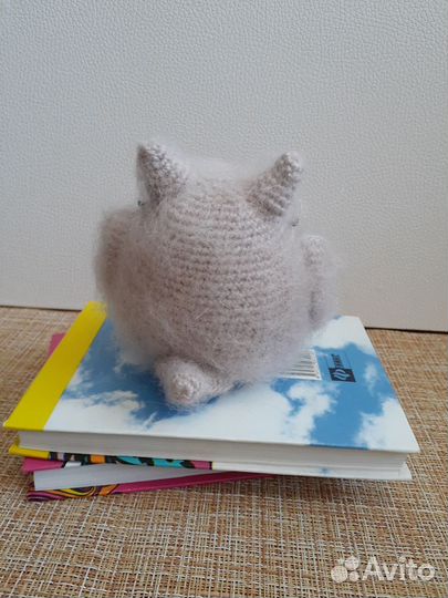 Вязанная игрушка сова