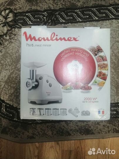 Мясорубка Moulinex hv8 2000w новая