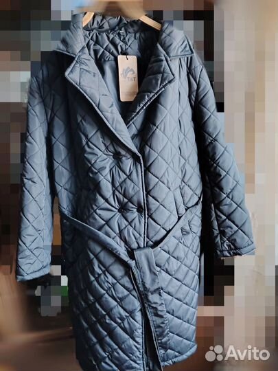 Пальто стеганое женское