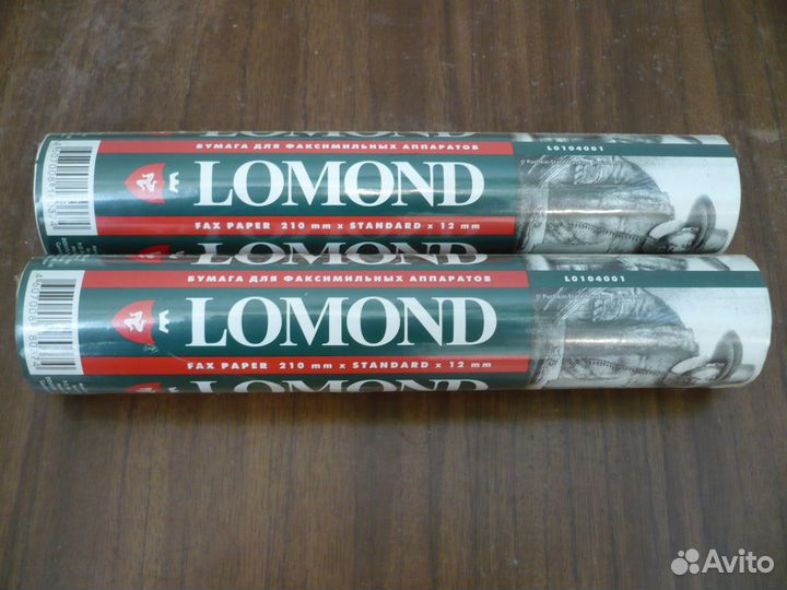 Термобумага для факса Lomond (2 штуки)