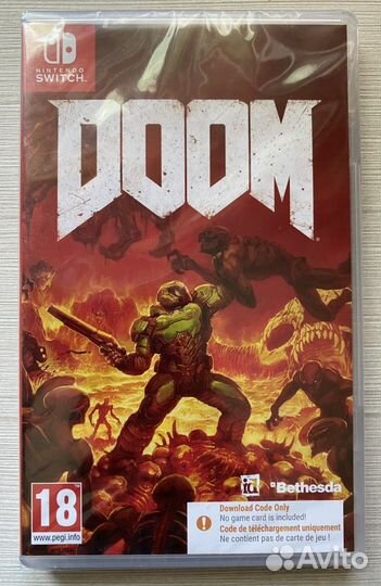 Код Doom 2016 (Русская версия) для Nintendo Switch