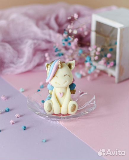 Молд силиконовый пищевой единорог