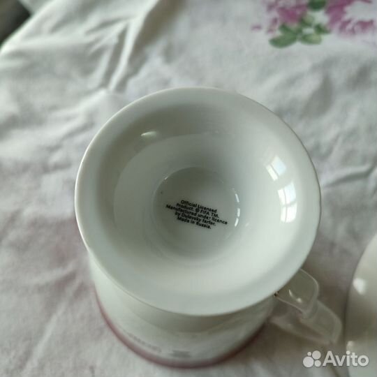 Фарфор Дулево Фифа 2018 чашка с блюдцем