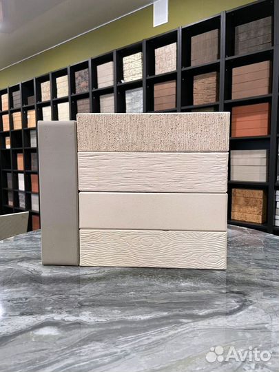 Керамический кирпич слоновая кость дерево жкз