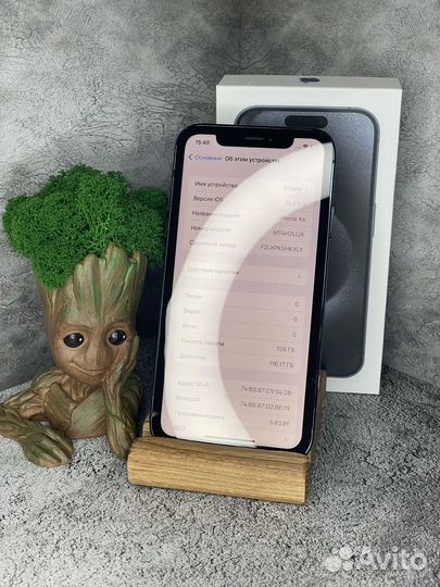 iPhone xr 128gb в корпусе 15 pro новый