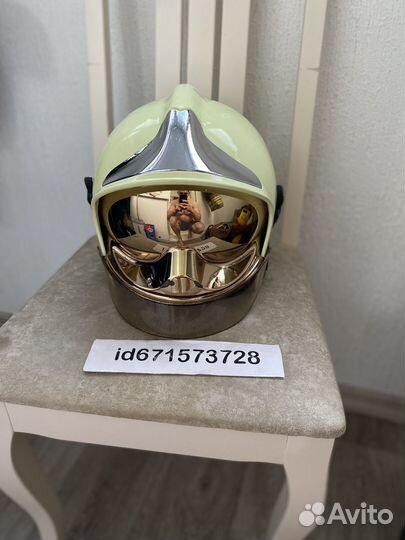 Шлем каска пожарного gallet