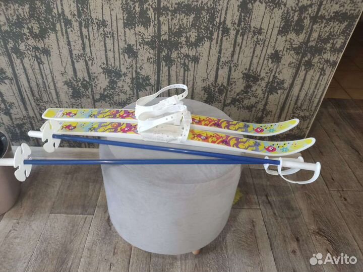 Лыжи детские пластиковые