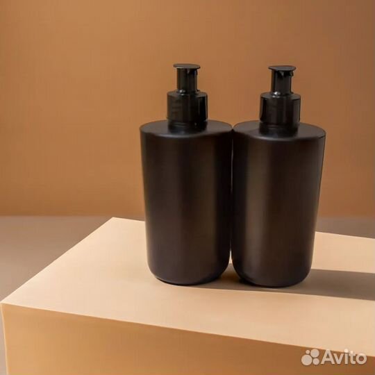 Флакон Пнд 400 мл с дозатором, черные