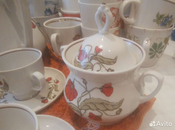 Сервиз Маки. Минский фарфоровый завод