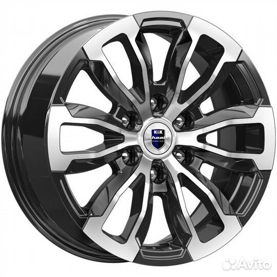 K&K Меконг (кс959) : 7.5x18 6*139.7 Et:36 Dia:100.1 алмаз чёрный