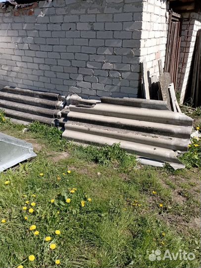 Шифер волновой бу