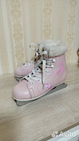 Коньки двухполозные, 33 размер