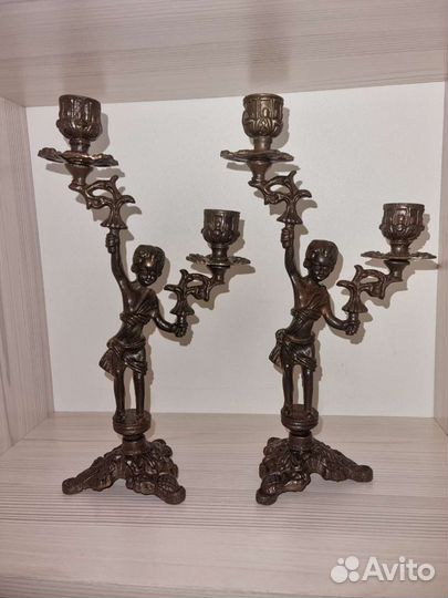 Подсвечник бронза
