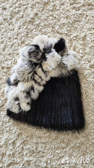 Шапка норковая женская