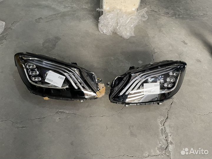 Оригинальные рестайлинг фары w222