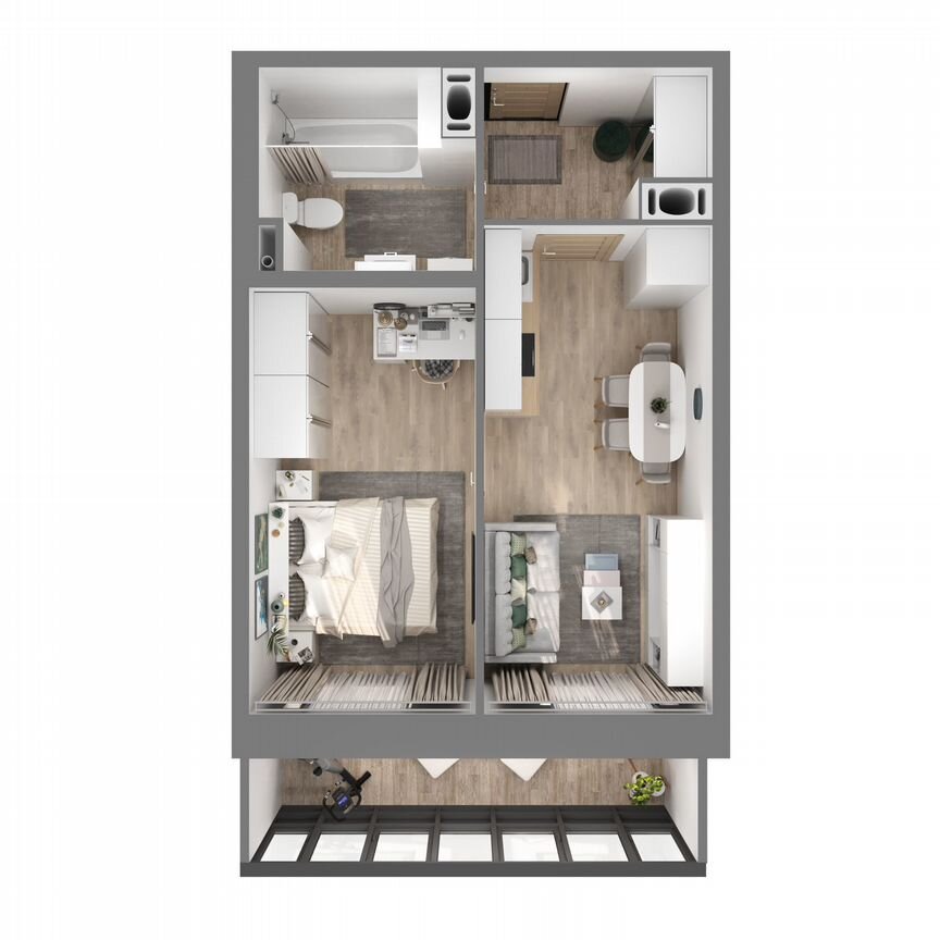 1-к. квартира, 38 м², 10/27 эт.