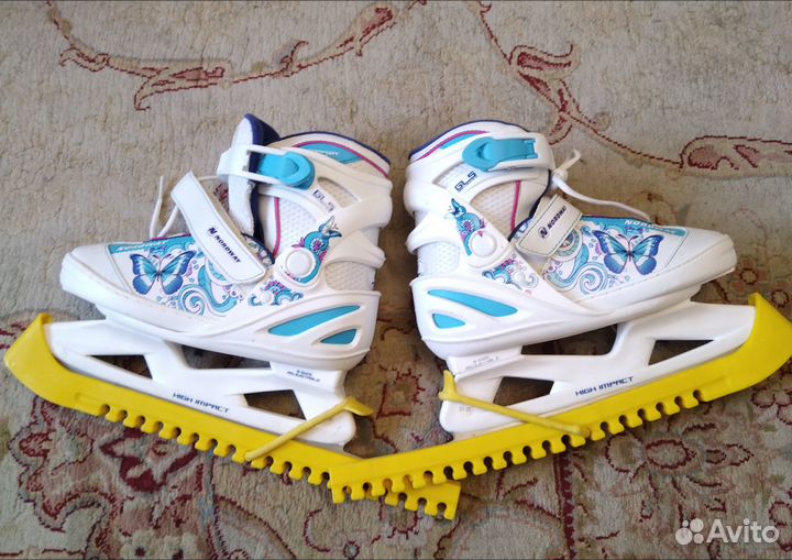 Коньки раздвижные р.31-35. Nordway