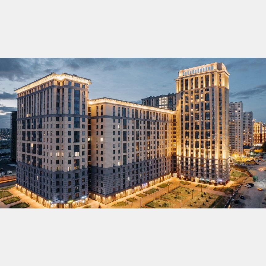 2-к. квартира, 71,8 м², 3/13 эт.