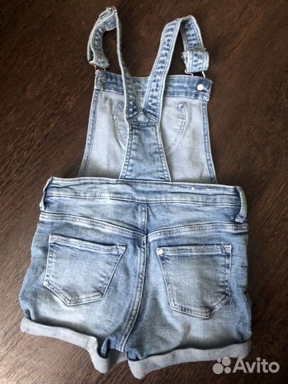 Джинсовый комбинезон для девочки 116