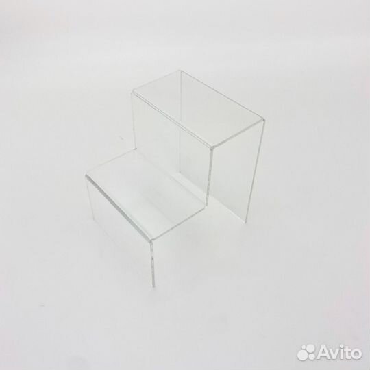 Ступенька два уровня 120*135*150мм, прозрачный ак