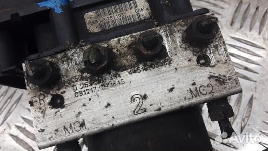 Блок ABS toyota avensis T25 (89X17KW01)