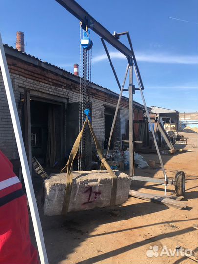 Ручной козловой кран