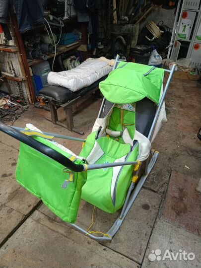 Коляска санки