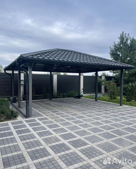 Навес изготовление и установка