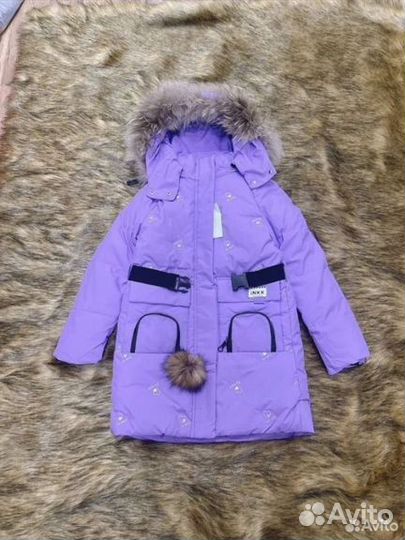 Куртка зимняя на девочку 134