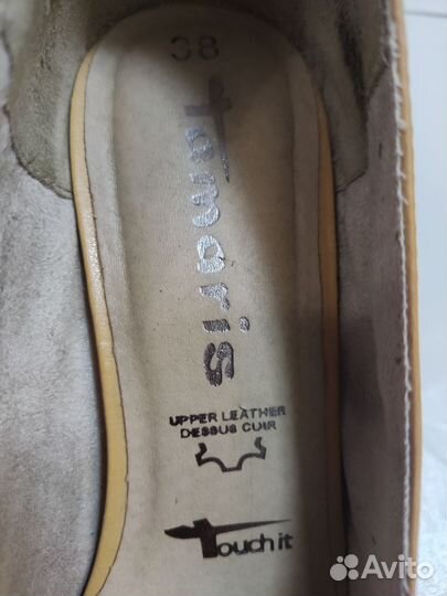 Туфли женские 38 размер натуральная кожа